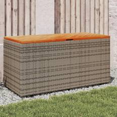 Garden Storage Box Grey 110 x 50 x 54 cm