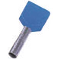 Intercable Elartikler Intercable Isoleret Dobbelt Terminalrør Blå 2x2,5mm2 L=10mm