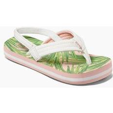 Reef Girl's Ahi Lightweight Flip Flops Littles Tropical Palms