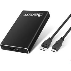 MAIWO K1942N M.2 NGFF to Type C SSD Hard Drive Enclosure Aluminum Alloy SSD Case for 2230 2240 Solid State Drive