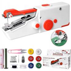 Sewing Machines HKHBJS Handheld Sewing Machine, Mini Portable Electric Sewing Machine For Beginners Adult, Easy To Use And Fast Stitch Suitable For Clothes,fabrics, Cutains