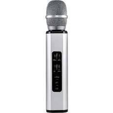 Grandado Multifunctional bluetooth karaoke microphone with dual speakers wireless