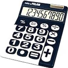 MiLAN Blister calculadora 10 dígitos teclas grandes azul