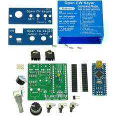 Studio Equipment Tlily Open CW Keyer MK2 KIT with Metal Case CW Keyer MK2 KIT CW Speed Adjustable From 1 to 999 WPMDIY Kits