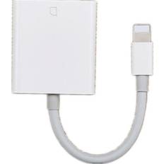 Memory Card Readers Keshen OTG Card Reader for Lightning to SD Smart Camera Card Readers Adapter for iOS 13 11 white