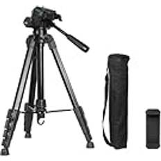 Camera Tripods Whyatt Kamerastativ, lätt resestativ och monopod, kompatibel med DSLR-kameror, smartphones, projektorer storlek: 170 cm/67,9 tumB