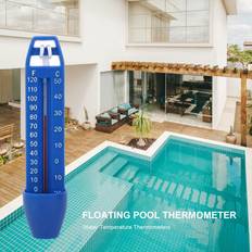 Bassenger Tomtop Jms Floating Pool Thermometer Water Temperature Thermometers with String Rope for Outdoor Indoor