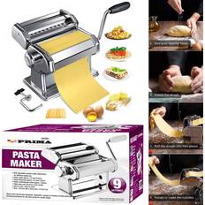 Pasta Makers Taurus-Web-Tech 9 Setting Professional Pasta Maker Steel Cutter Kitchen Tool