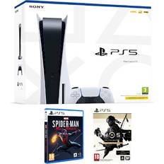 Game Consoles Sony 5 Console, Spider-Man and Ghost Of Tsushima Bundle