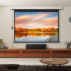 Inbox Zero White Electric Wall Mounted Projector Screen