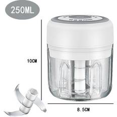 Mini Choppers & Spiralisers Dechoicelife 250ML White LMETJMA 100/250mL Mini