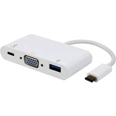 Datatilbehør Nordic 1 til 3 USB C Docking Station