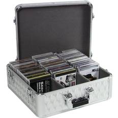 100 - CD Optisk lagring Roadinger CD Case ALU Polished for 100 CDs