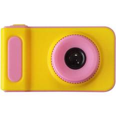 Greenzech Pink Screen 2.0 Inch HD Children Mini Digital Camera Rechargeable Built-in Battery for Kid Photography Video