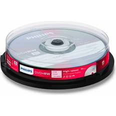 Optical Storage Philips 10 DVD RW Re-Writable DVD Discs