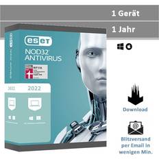 Office Software ESET NOD32 Antivirus 2024, 1 Gerät 1 Jahr, Download