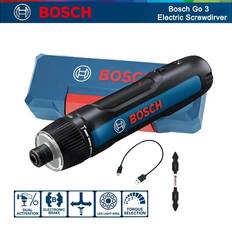 Bosch Go 3 Electric Screwdriver Professional Cordless Screwdriver 7 1 Gear Torque Rechargeable Cordless Drill Go 2 Upgrade