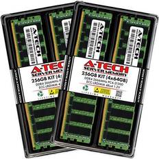 A-Tech 256GB Kit 4x64GB RAM for Apple iMac Pro Late 2017 DDR4 2666MHz PC4-21300 ECC LRDIMM 288-Pin Memory Upgrade