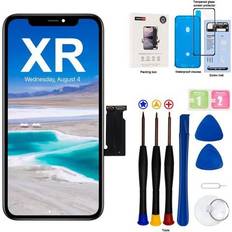 Replacement Screens Fantec for iPhone XR LCD Screen Replacement 6.1 Inch Frame Assembly Display and 3D Touch Screen Digitizer with Repair Tools Kit for