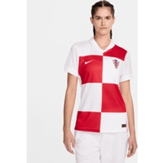Croatia - XS National Team Jerseys Nike Croatia 2024/25 Stadium Home Women's Dri-FIT Football Replica Shirt White Polyester UK 20–22