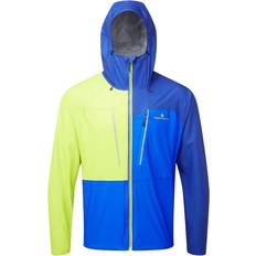 Ronhill Men Jackets Ronhill Men's Tech Fortify Jacket Blue Yellow Waterproof