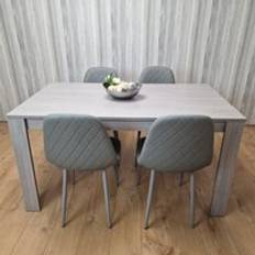 Kosy Koala Grey With 4 Dining Set 5pcs