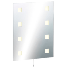 Knightsbridge Illuminated Decorative Bathroom Wall Mirror IP44