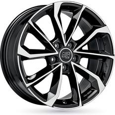 Car Rims MSW Alufelge 42 fur mercedes-benz classe m 8x18 5x112 gloss black full m5h - Schwarz