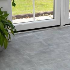 d-c-fix Solid Concrete Sticky Back Vinyl Floor Tile 33 Pack