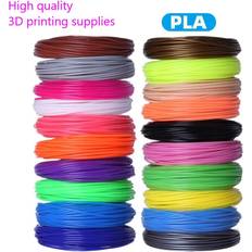Prisma 3D Pen Filament Refills PLA 1,75 mm Printing Penna Inga lukter Färger Plast Filament Wire för intelligent 3D ritskrivare