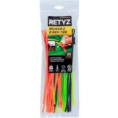 Electrical Cables RETYZ EveryTie 8 in. L Assorted Cable Tie 30 pk