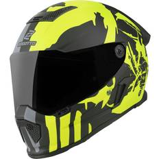 Bogotto Rapto Demon Helmet - Grey/Yellow