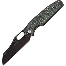 Kansept Knives Kansept Tuckamore Framelock Green CF Pocket Knife