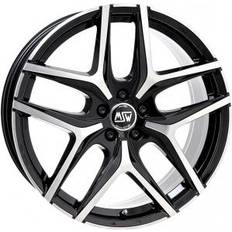 Bilfälgar MSW 40 Black Polished 8.5 x 20 5/108 ET45 CB73.1