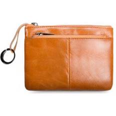 ChaoChuang Mini Purse for Men Wallet Women Zipper Vintage Small Slim Wallet