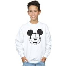 Disney Sweatshirts Disney Mouse Closed Eyes Sweatshirt White Years