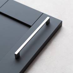 Brushed Matt Nickel Square D Kitchen Cabinet Handle
