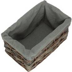 Cotton Baskets RED HAMPER Scandi Storage With Basket