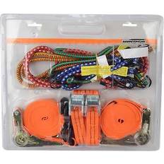 Brüder Mannesmann mannesmann m00500 spanngurt- gepäckschnur-set