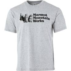 Marmot T-shirts Marmot Mmw Tee Ss - Light Grey Heather