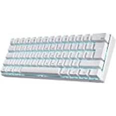 ROYAL KLUDGE RK61-DE QWERTZ kabelansluten/Bluetooth/2,4