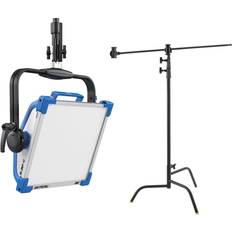 Studio Lighting Arri SkyPanel S30-C LED Softlight, Blue/Silver with C-Stand Sliding Leg Kit