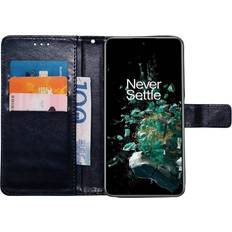 CaseOnline Wallet cover 3-kort OnePlus 10T 5G Mørkeblå