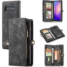 Multi-slot Plånboksfodral Samsung Galaxy S10 grå