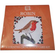 Robin Counted Cross Stitch Card Kit by Textile Heritage
