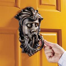 Door Knockers Design Toscano Greenman Authentic Foundry Iron Door Knocker