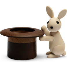 Spring Copenhagen The Magic Hat Rabbit Decoration 9.5 cm Maple Figurine