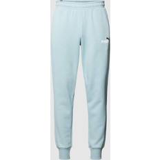 Türkis Hosen Puma PERFORMANCE Sweatpants mit Label-Print in Hellblau, Größe