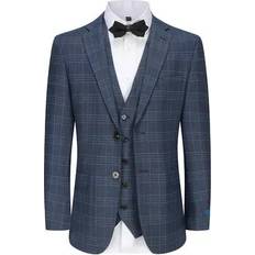 Suits Slim Fit 3pc Check Suit