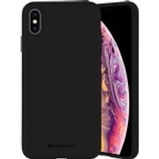 Mercury Silicone iPhone 12 Pro Max 6,7" czarny/black iPhone 12 Pro Max Smartphone Hülle, Schwarz